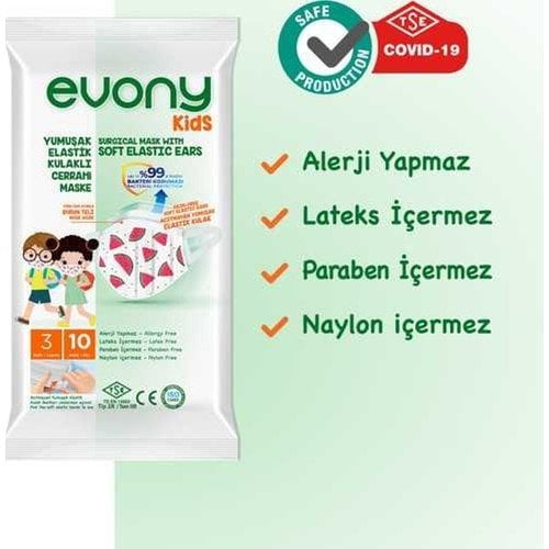 Evony Çocuk Maskesi İçerik